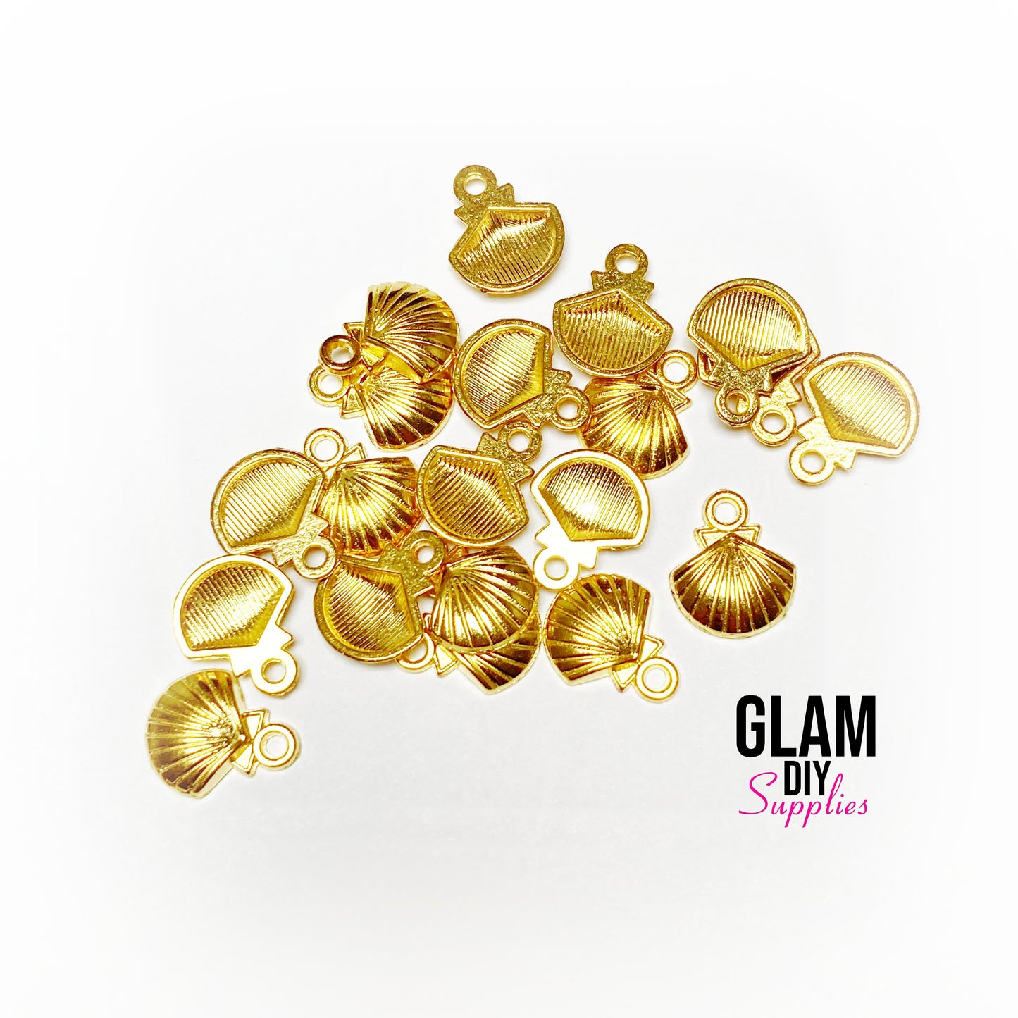 Golden Sea Shell Charm