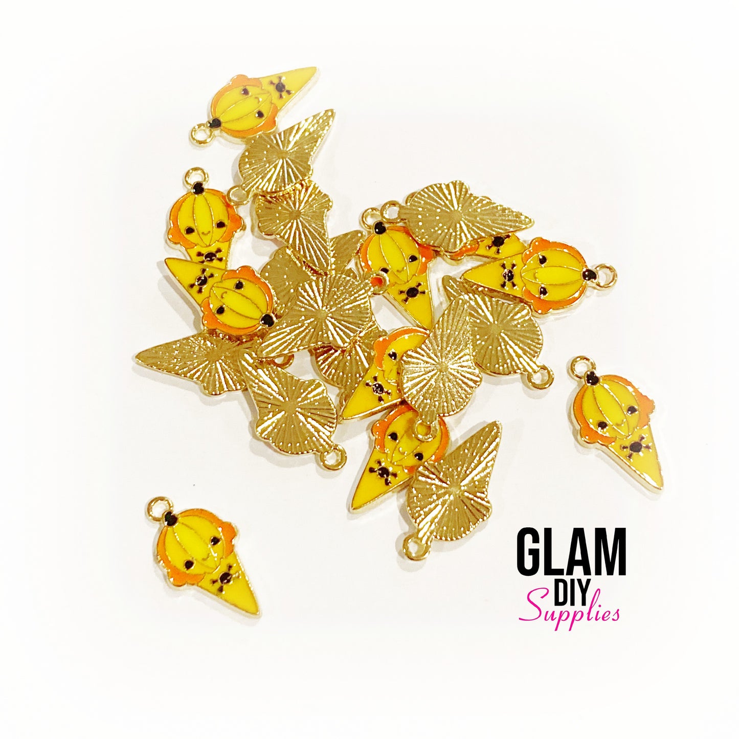 Pumpkin Ice Cream Charm - Halloween