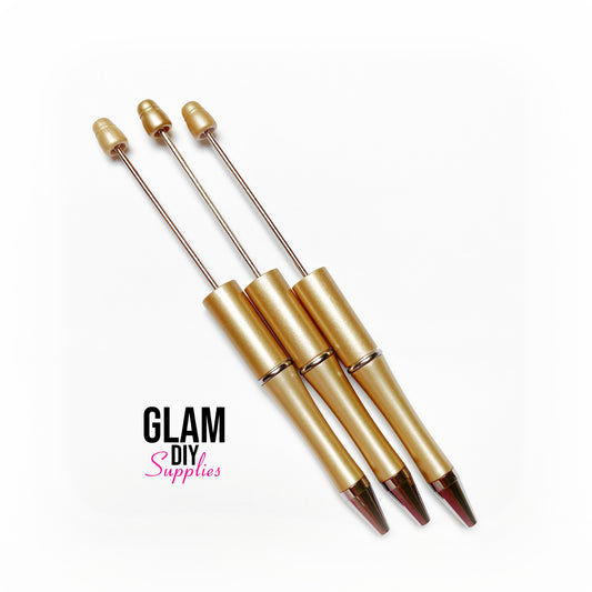 Beadable Pens - GOLD