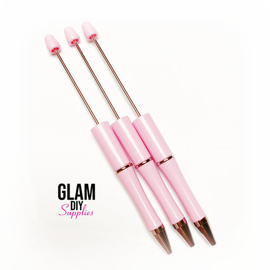 Beadable Pens - LIGHT PINK