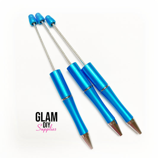 Beadable Pens - ELECTRIC BLUE