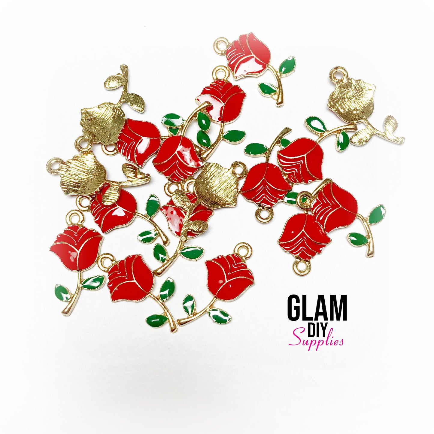 Red Rose Charm
